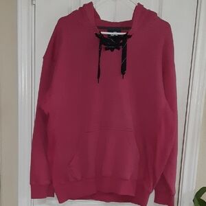 J. America Hot Pink Lacer Hoodie. NWOT.